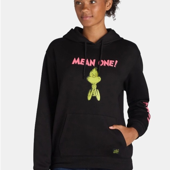 Black Grinch Hoodie by Dr. Seuss - Picture 1 of 9